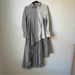 Palmer Harding Striped Asymmetric Draped